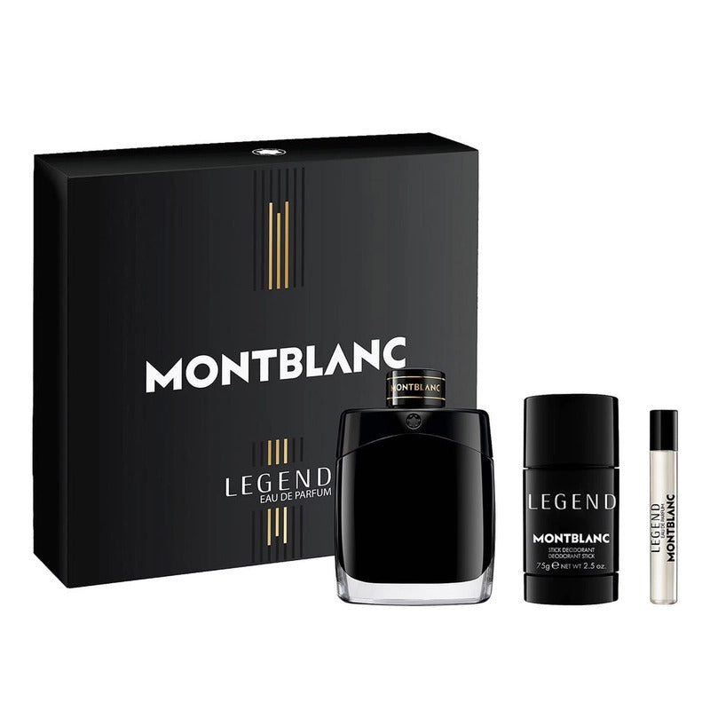 Mont Blanc Legend Eau de Parfum 3 Piece Gift Set - Curacao