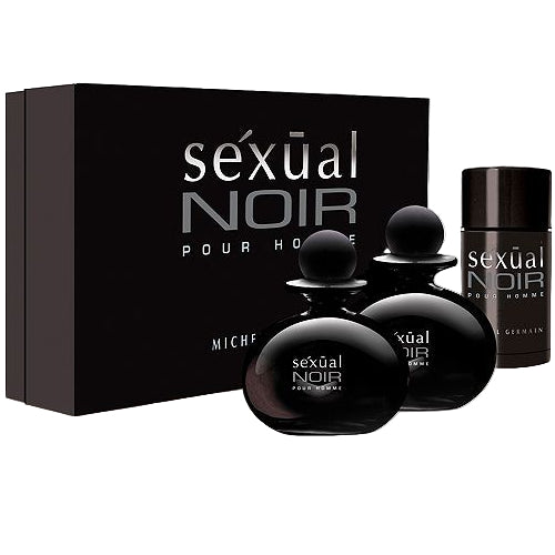 Michel Germain Sexual Noir Men's (3-Piece) Pour Homme Eau de Toilette Spray Gift Set - Curacao