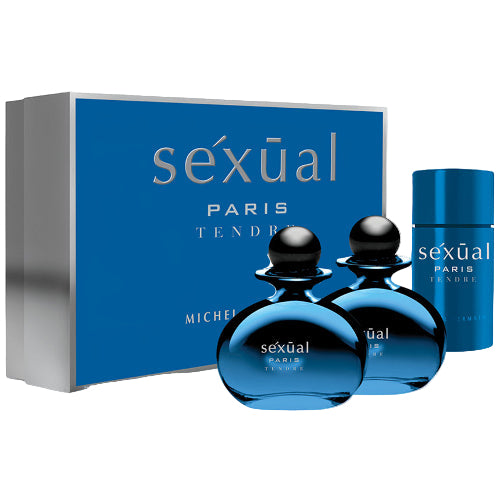 Michel Germain Sexual Paris Men's (3-Piece) Tendre Pour Homme Eau de Toilette Spray Gift Set - Curacao