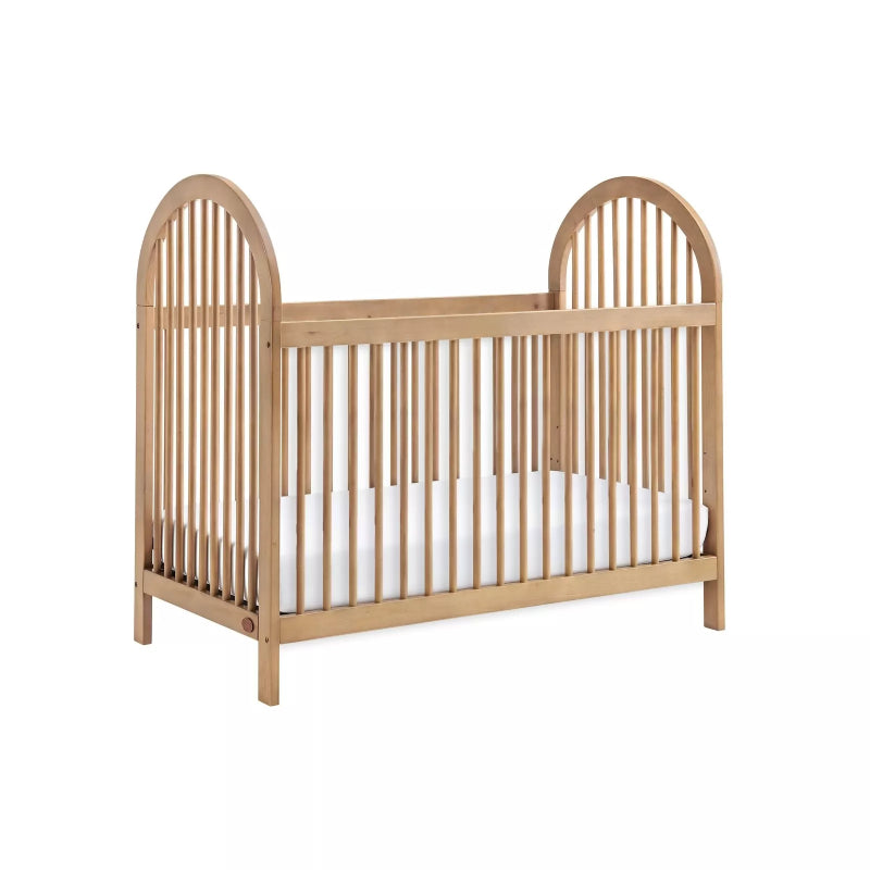 Soho Baby Oxford Everlee 3-in-1 Island Crib - Honey Wood