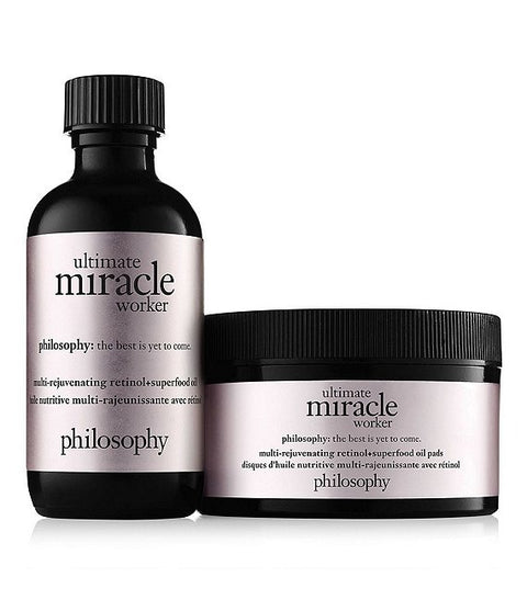 Philosophy Ultimate Miracle Worker Multi-Rejuvenating Retinol + Superfood Oil Pads (60 Pads) - Curacao