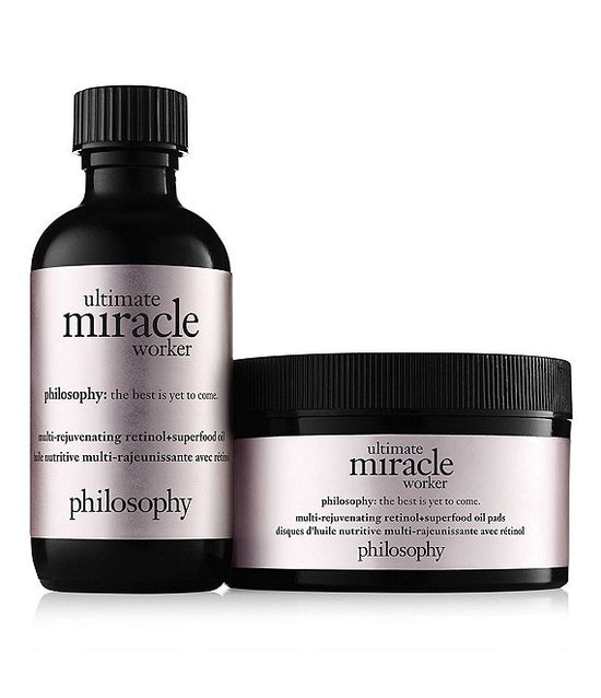 Philosophy Ultimate Miracle Worker Multi-Rejuvenating Retinol + Superfood Oil Pads (60 Pads) - Curacao