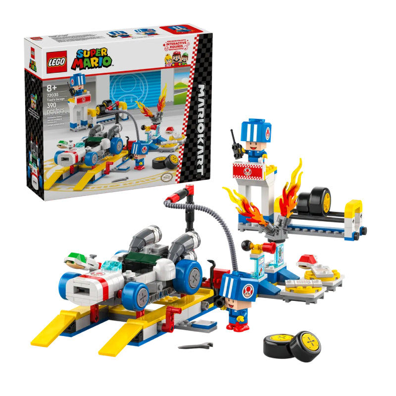 LEGO Mario Kart Toad's Garage Toy Set (390-Piece)
