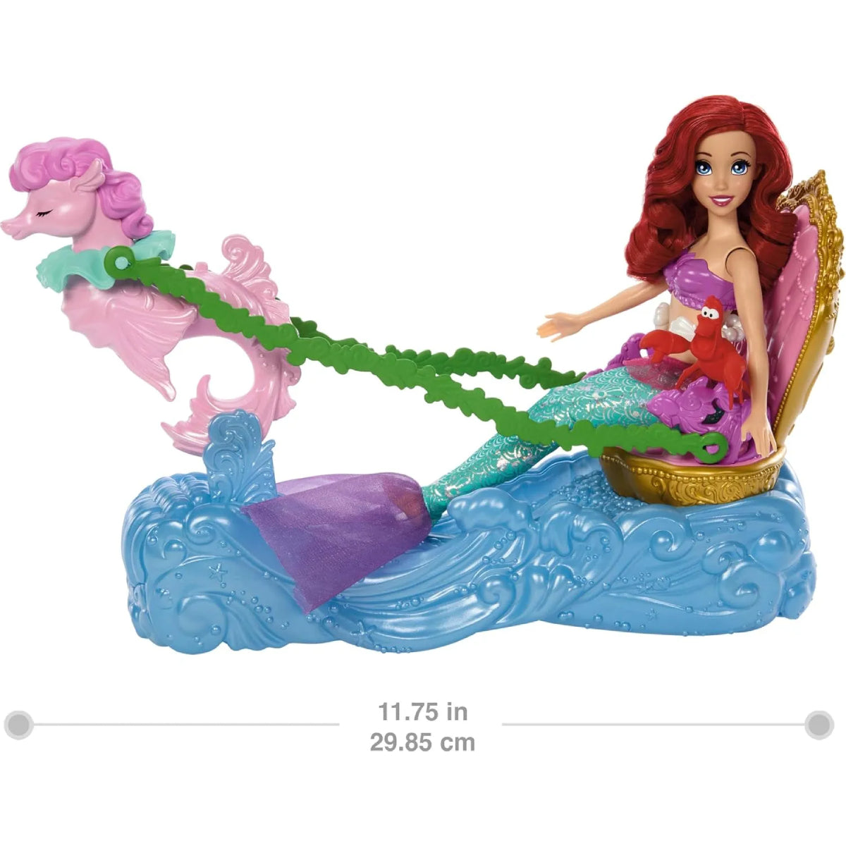 Disney Princess Ariel Mermaid Doll with Sebastian Figure
