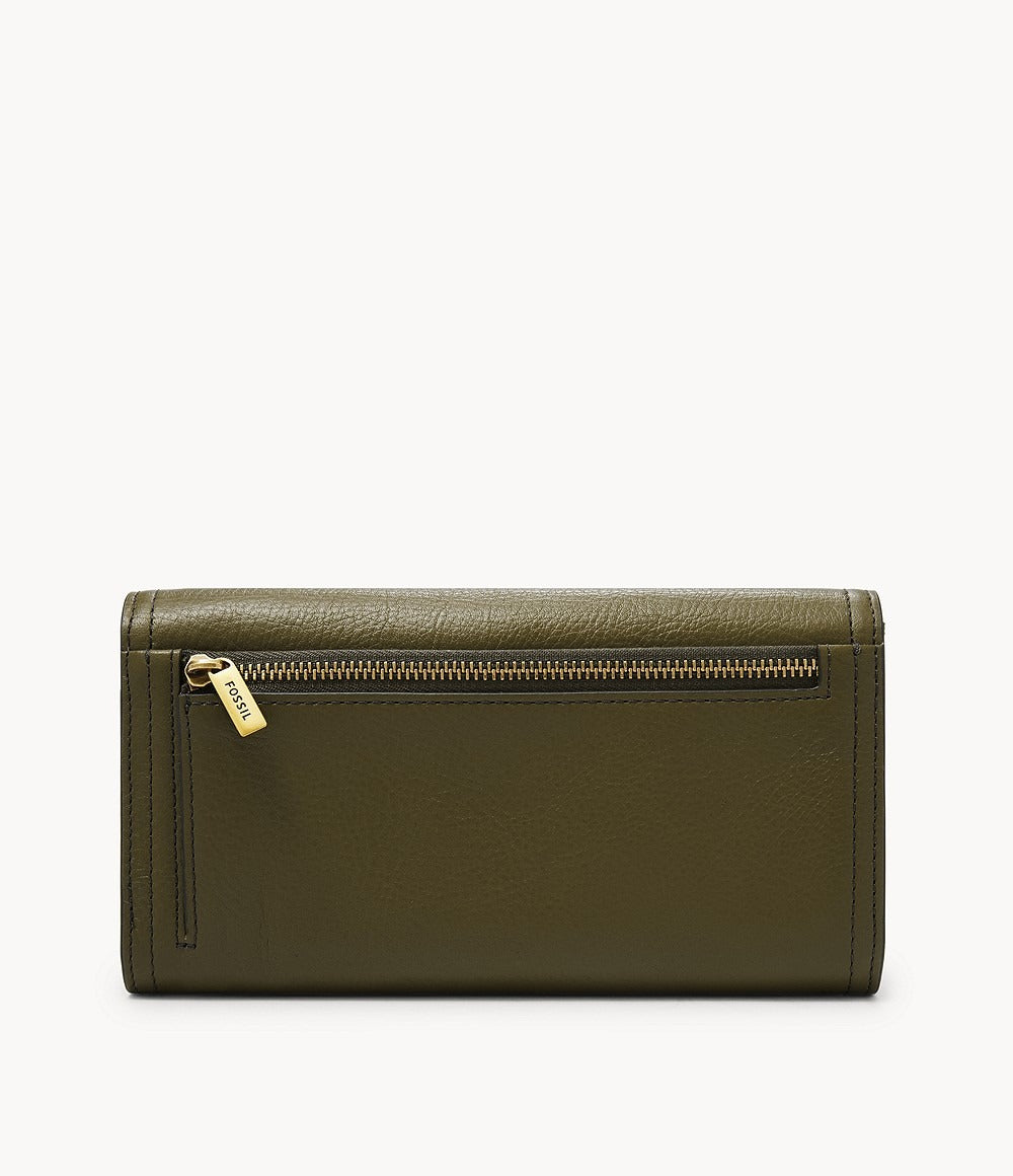 Fossil Logan RFID Flap Clutch Wallet