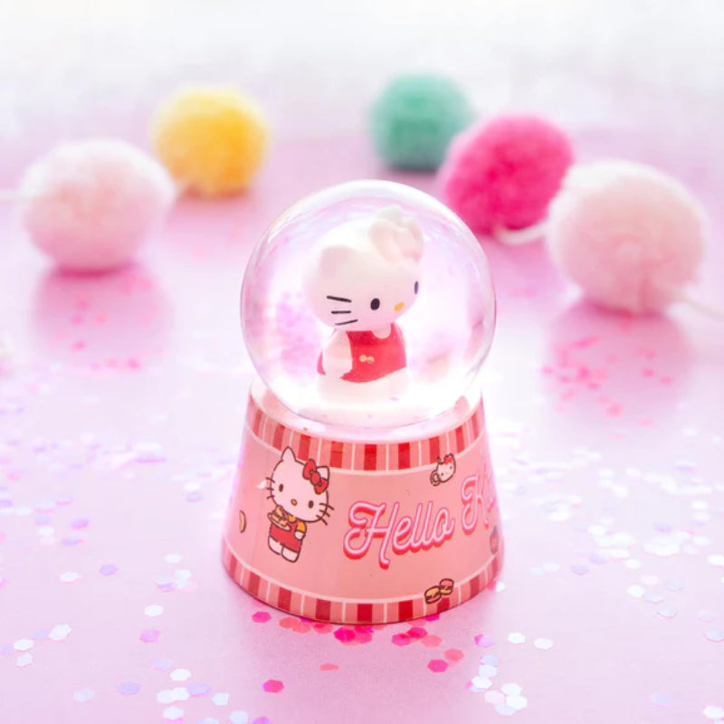 Sanrio Hello Kitty Mini Light-Up 3" Snow Globe - Pink