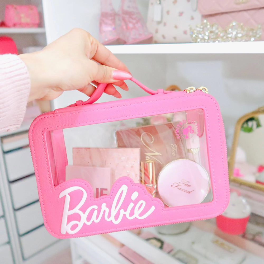 Impressions Vanity Barbie Travel Makeup Case - Pink