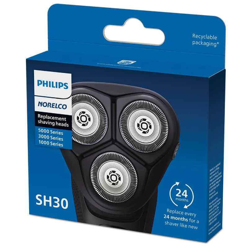 Philips Norelco SH30/52 Replacement Shaving Heads - Silver