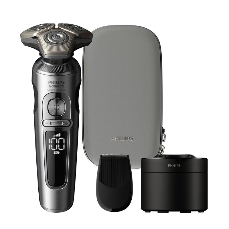 Philips Norelco Series 9000 Wet and Dry Electric Shaver - Silver
