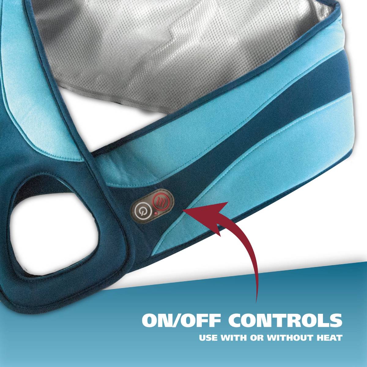 Wahl Heated Therapeutic Shiatsu Massage Wrap - Blue