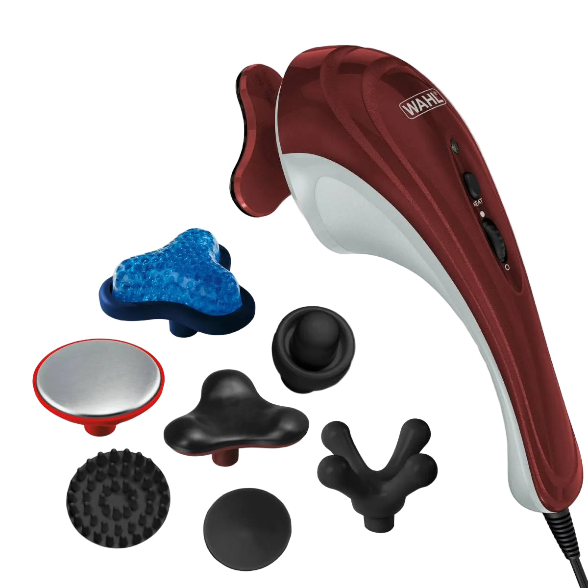 Wahl Hot-Cold Therapy Handheld Massager with Attachments