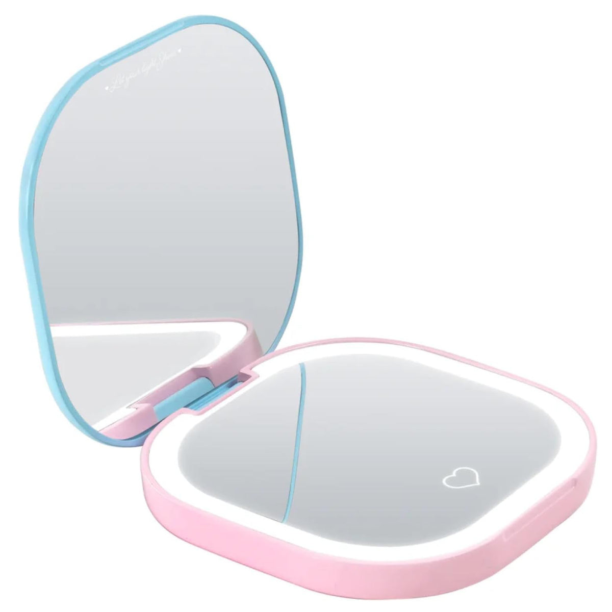 Impressions Vanity Care Bears Rechargeable Compact Mirror with LED Lighting - Pink/Blue