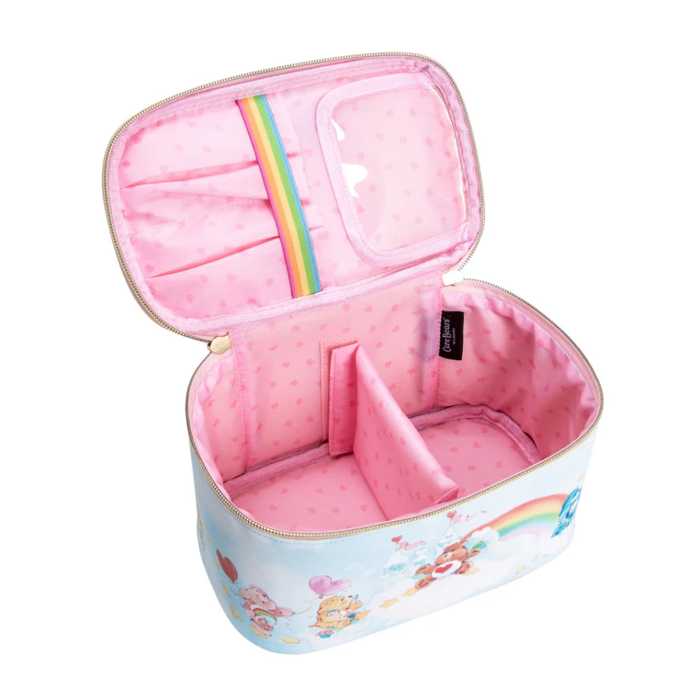 Impressions Vanity Care Bears Rainbow Makeup Tote Bag with Bow Handle