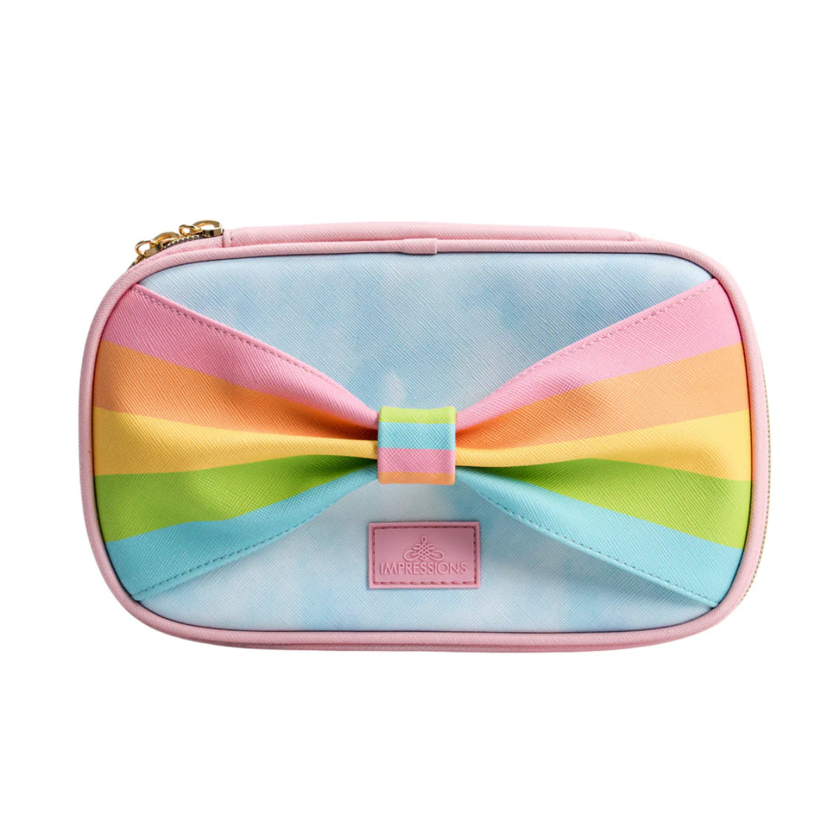 Impressions Vanity Care Bears Rainbow Makeup Tote Bag with Bow Handle