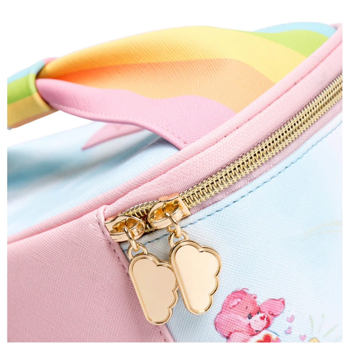 Impressions Vanity Care Bears Rainbow Makeup Tote Bag with Bow Handle