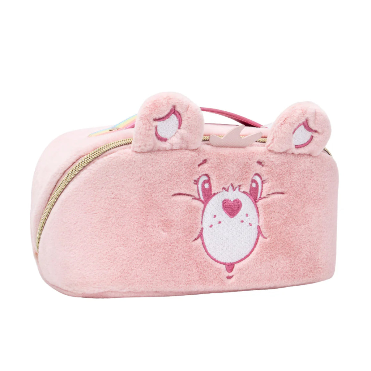 Impressions Vanity Care Bears Cheer Unfold Travel Bag with 3 Inner Pockets - Pink