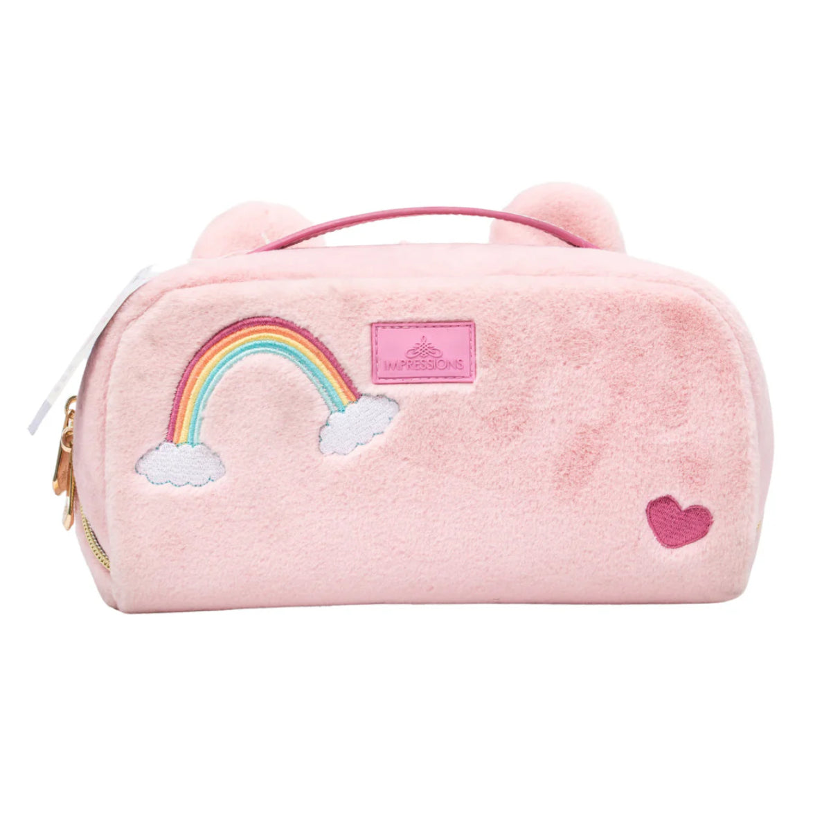 Impressions Vanity Care Bears Cheer Unfold Travel Bag with 3 Inner Pockets - Pink
