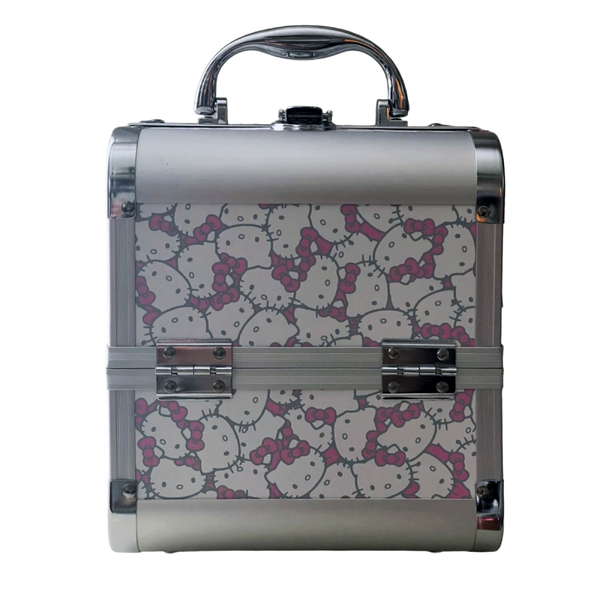 Impressions Vanity Hello Kitty Slaycube Makeup Travel Case - Clear/Silver