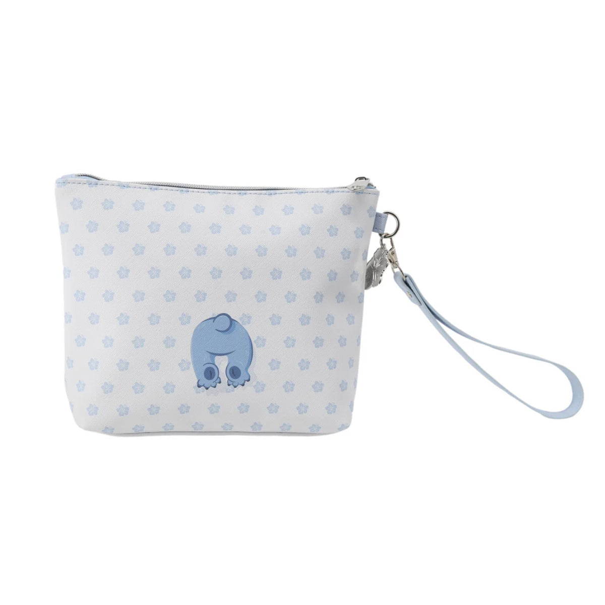 Impressions Vanity Stitch Cosmetic Pouch with Detachable Wristlet Strap - Blue