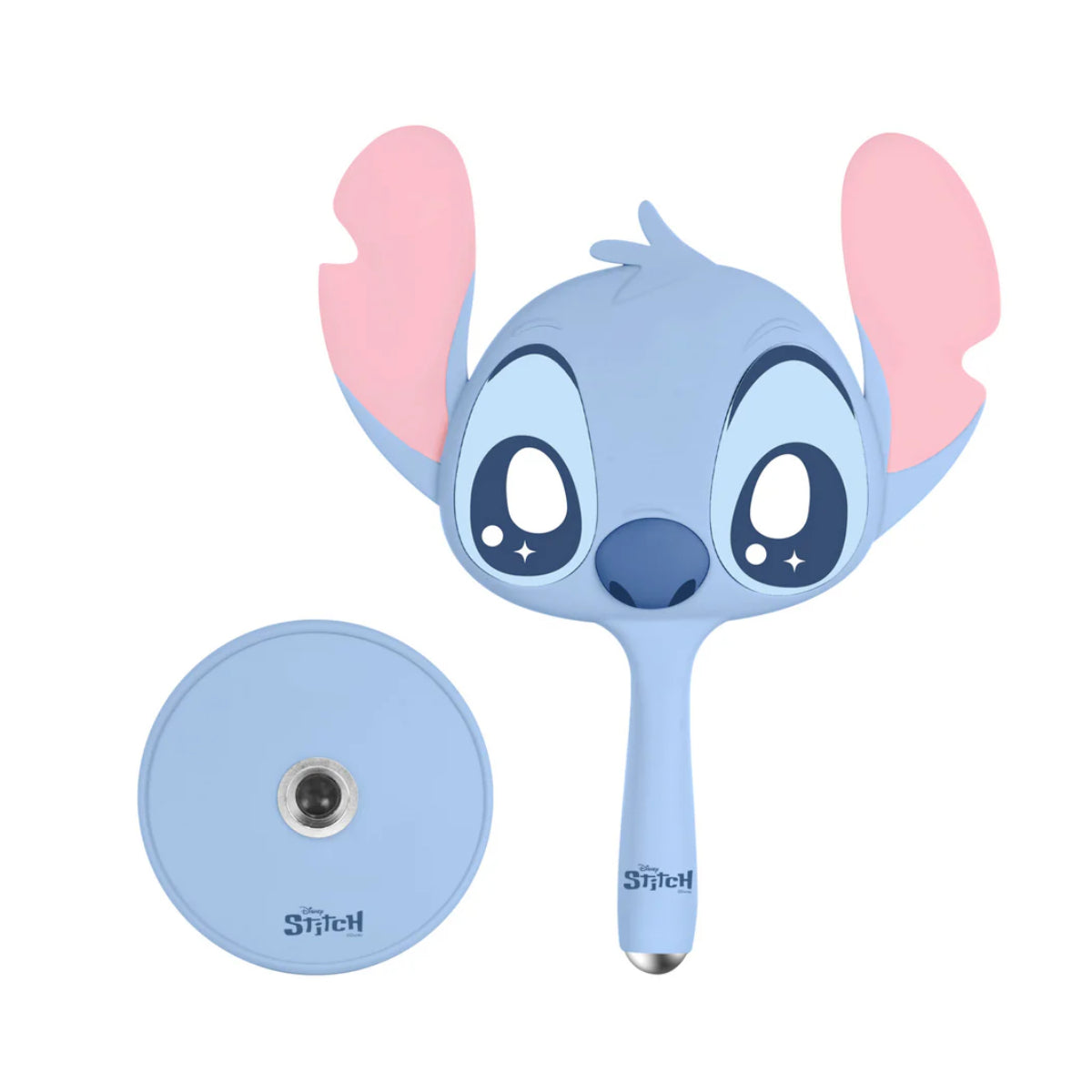 Impressions Vanity Stitch Ohana LED Handheld Mirror with Magnetic Ball Standing Base - Blue