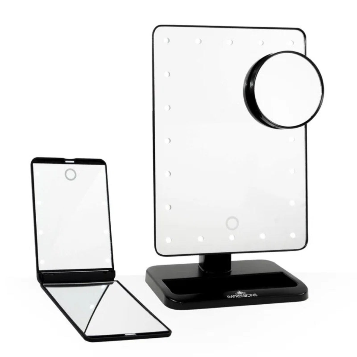 Impressions Vanity Touch XL and Touchup LED Makeup Mirror Set (2-Piece)