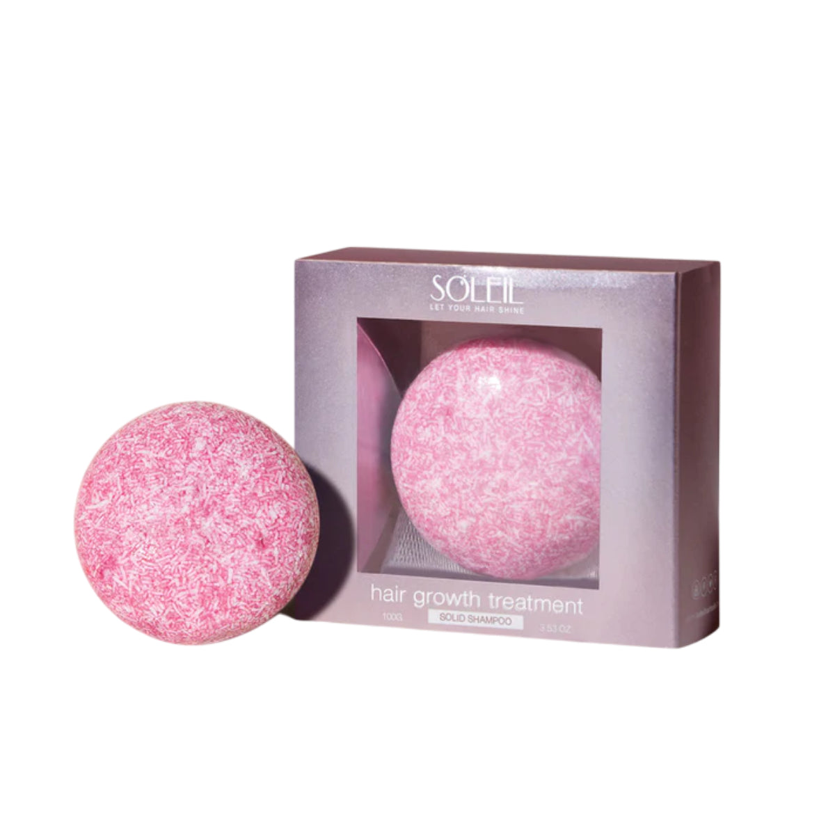 Soleil Hair Growth Treatment Solid Shampoo with Ginger Extract