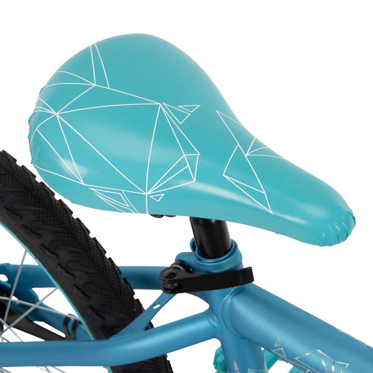 Huffy 20" Glitzy Kids Bike with Adjustable rails - Blue - Curacao