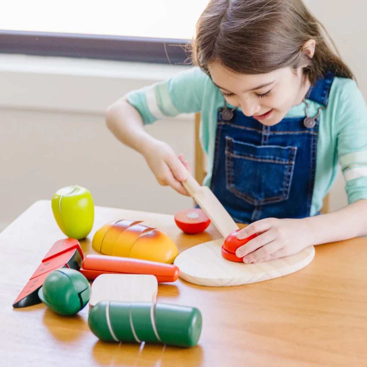 Melissa and Doug Cutting Food - Wooden Play Food