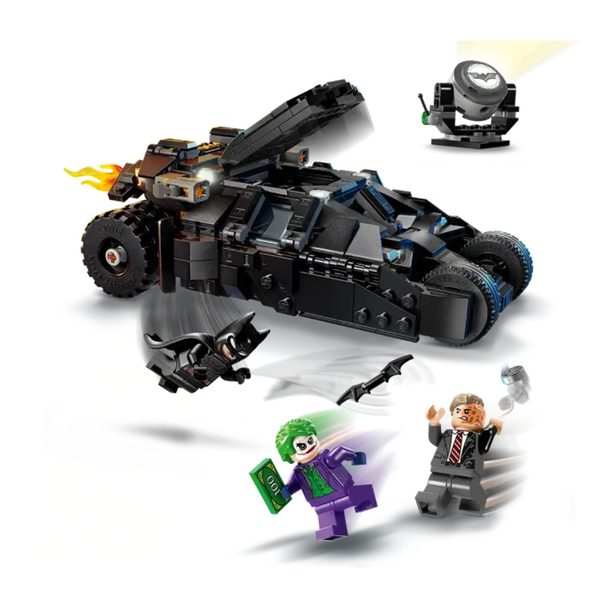 LEGO DC Batman Tumbler vs Two-Face & The Joker Batmobile Building Toy Set (429-Pieces)