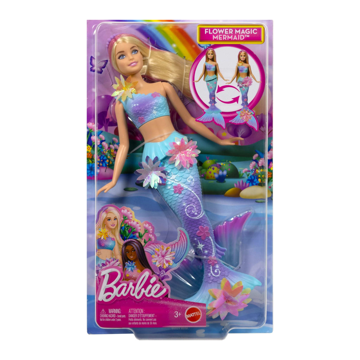 Barbie Flower Magic Mermaid Blonde Doll - Assortment