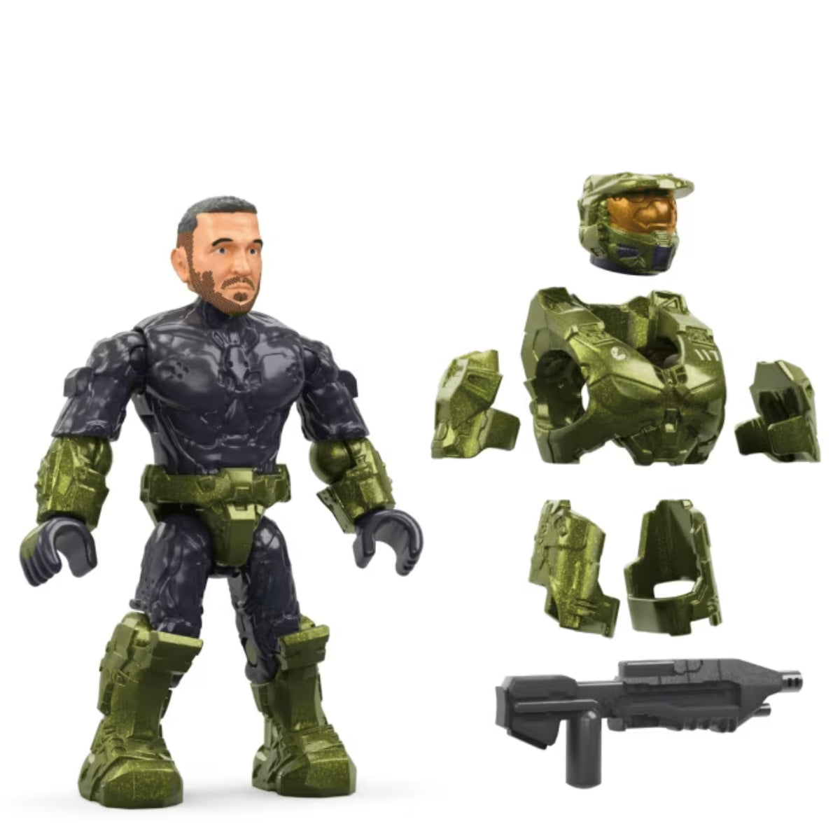 Mega Halo Fleetcom Warthog Vehicle Building Toy Set With 5 Micro Action Figures (469-Pieces)