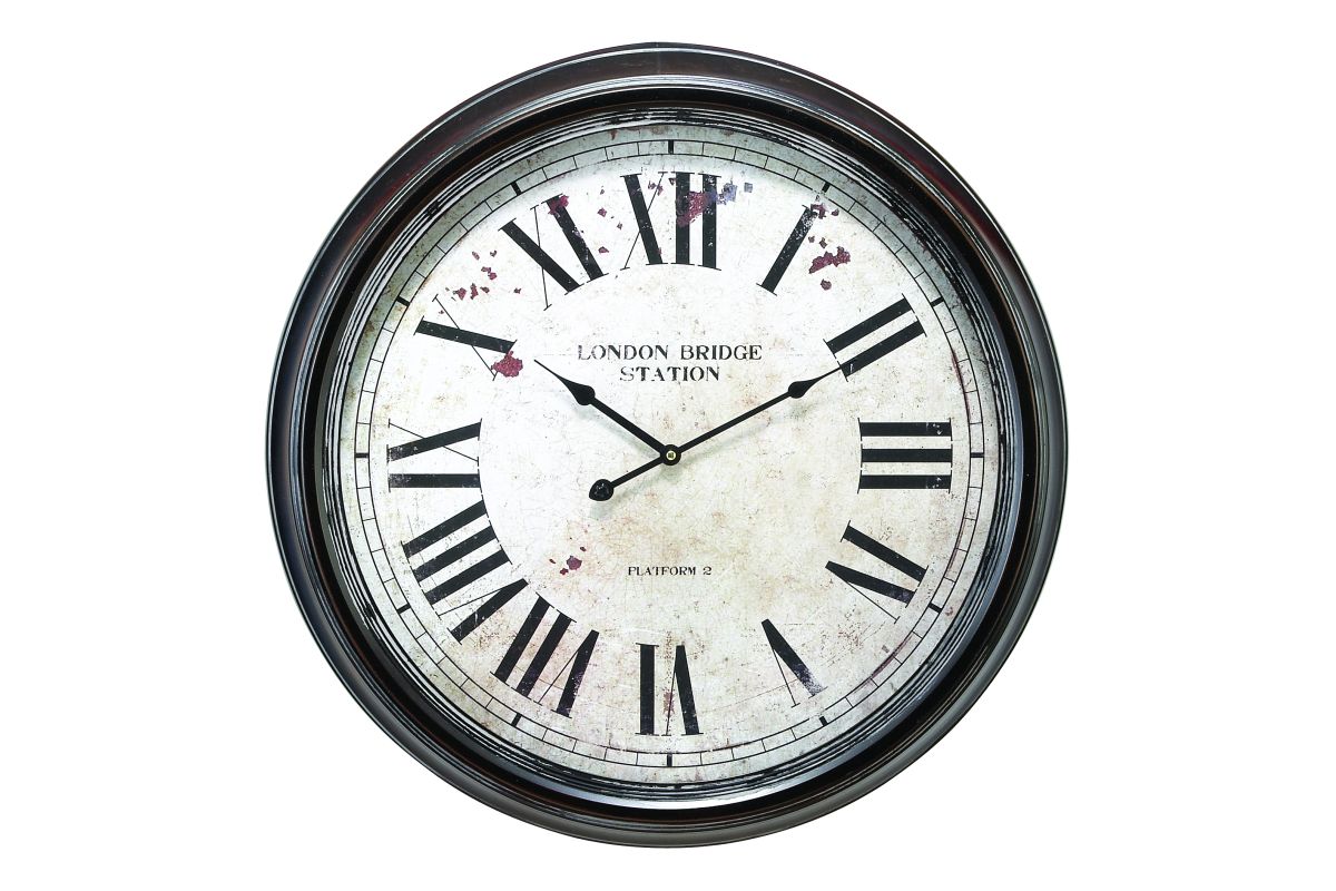 Metal Wall Clock 24"D