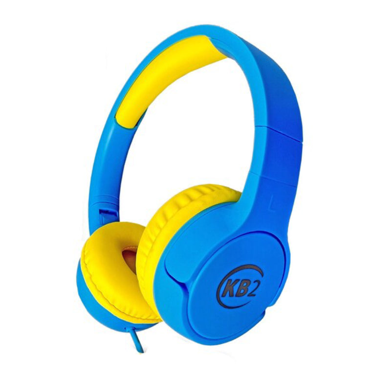 Bundle: Contixo 10" Kids Tablet + Contixo KB2 Kids Wired Over-the-Ear Headphones + Contixo Kids Bluetooth Karaoke Speaker with Two Wireless Microphones - Blue