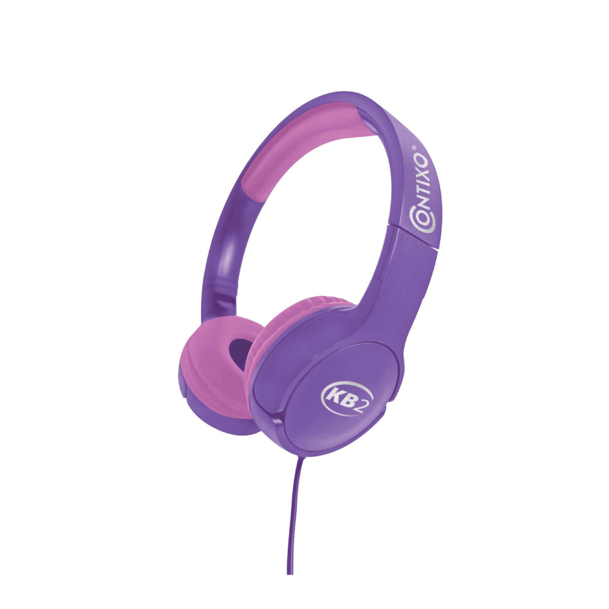 Bundle: Contixo 10" Kids Tablet + Contixo KB2 Kids Wired Over-the-Ear Headphones + Contixo Kids Bluetooth Karaoke Speaker with Two Wireless Microphones - Purple
