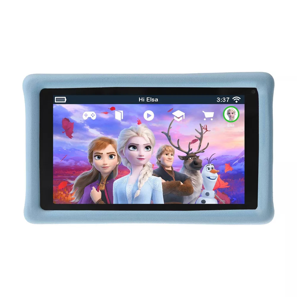 Pebble Gear Frozen 7" Kids Tablet - Quad Core 1.3 GHz with Wi-Fi, 16GB Storage - Blue