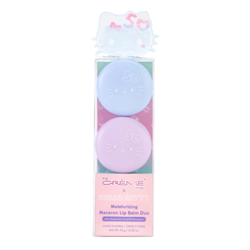 The Crème Shop x Hello Kitty Plumping Macaron Lip Balm Duo