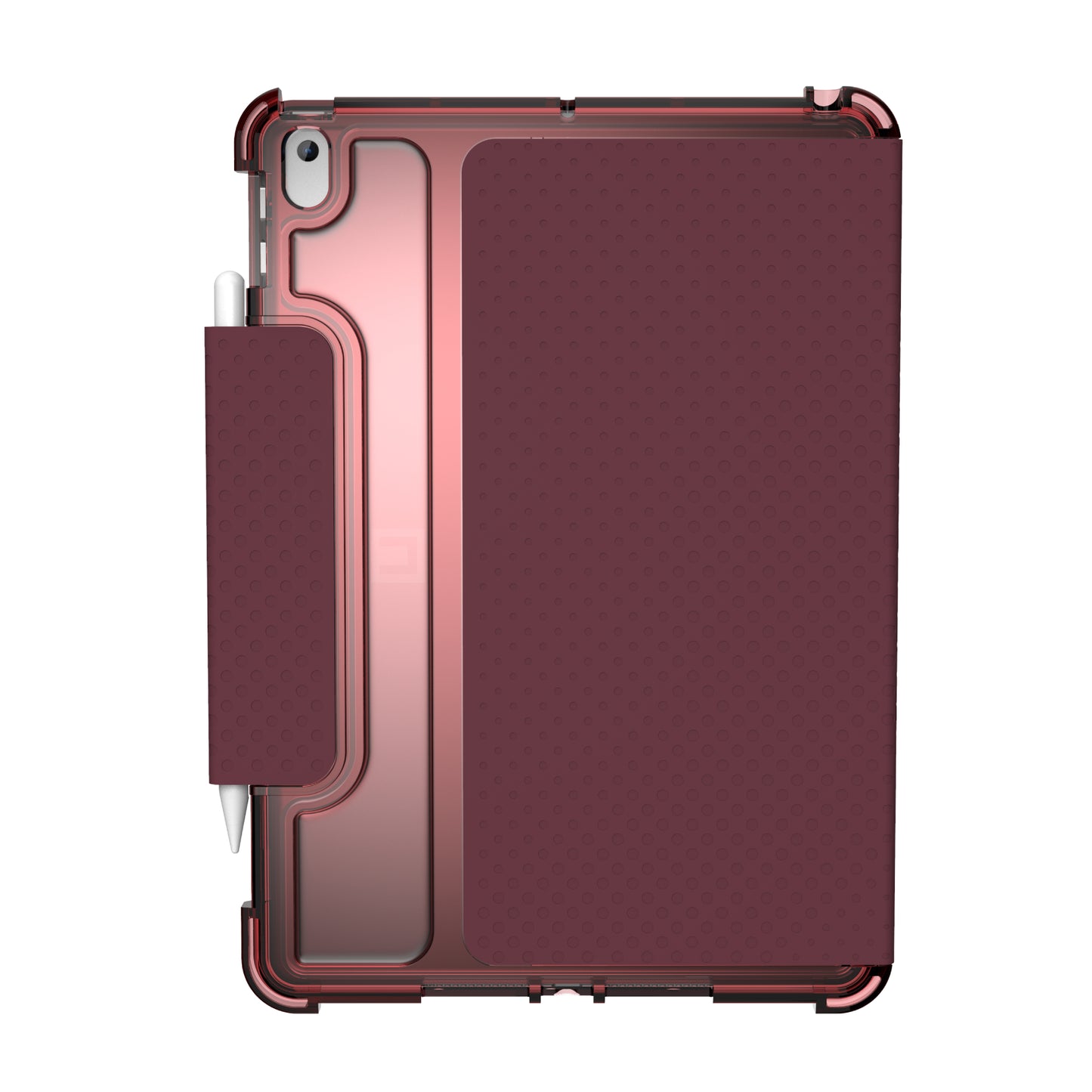 Urban Armor Gear Lucent Series iPad 10.2" Case (8th Generation), Aubergine/Dusty Rose