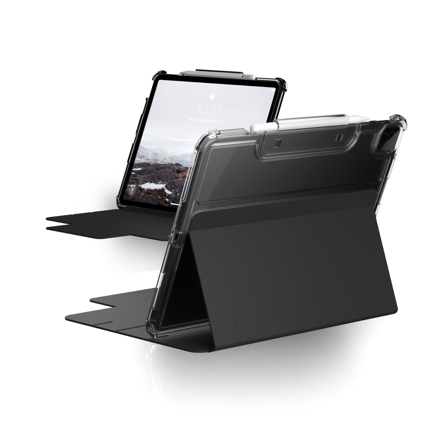 Urban Armor Gear Lucent Series iPad Pro 12.9" Case (5th Generation), Black/Ice