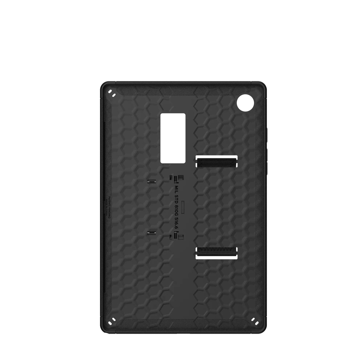 Estuche Urban Armor Gear Scout Series para Galaxy Tab A8 de 10,5" con soporte y correa de mano, color negro