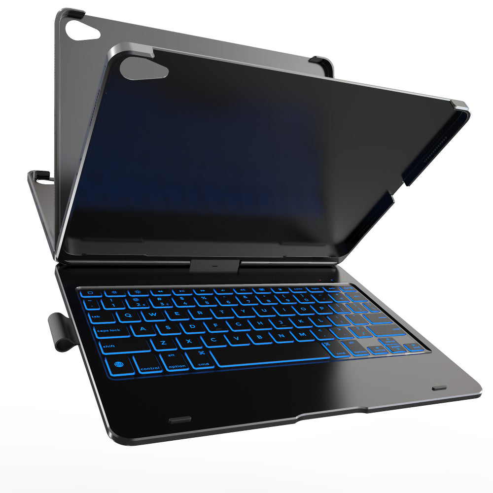 Typecase iPad Air Keyboard Case with 360 Degree Hinge and Backlit Keys - Black - Curacao