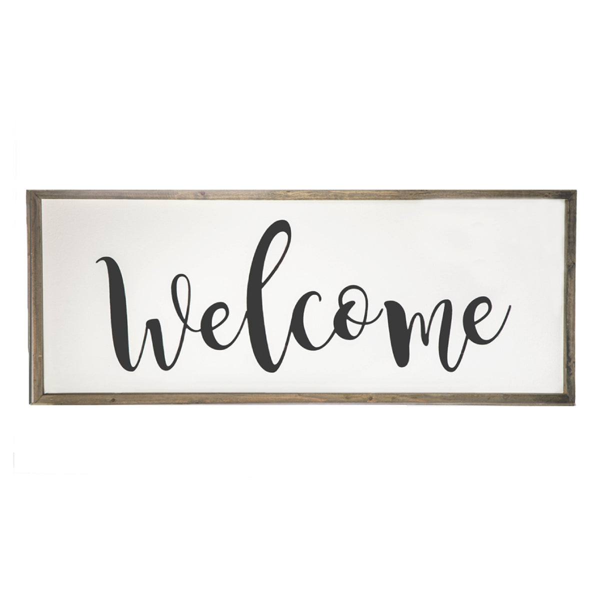 Urban Trends Wood Wall Art "Welcome", White