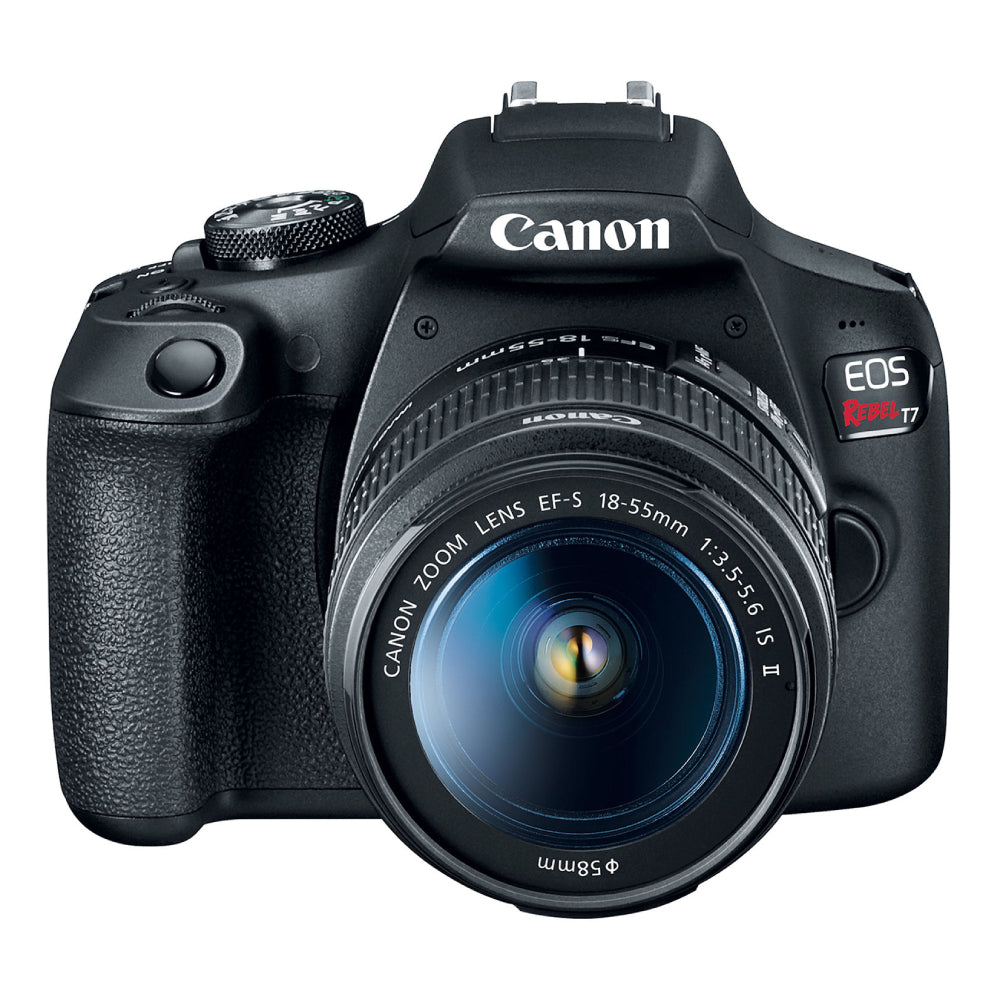 Canon EOS Rebel T7 DSLR Digital Camera with 18-55mm Lens - Black - Curacao