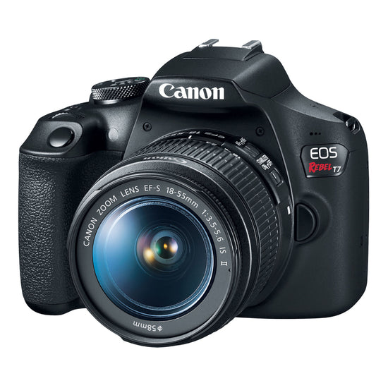 Canon EOS Rebel T7 DSLR Digital Camera with 18-55mm Lens - Black - Curacao