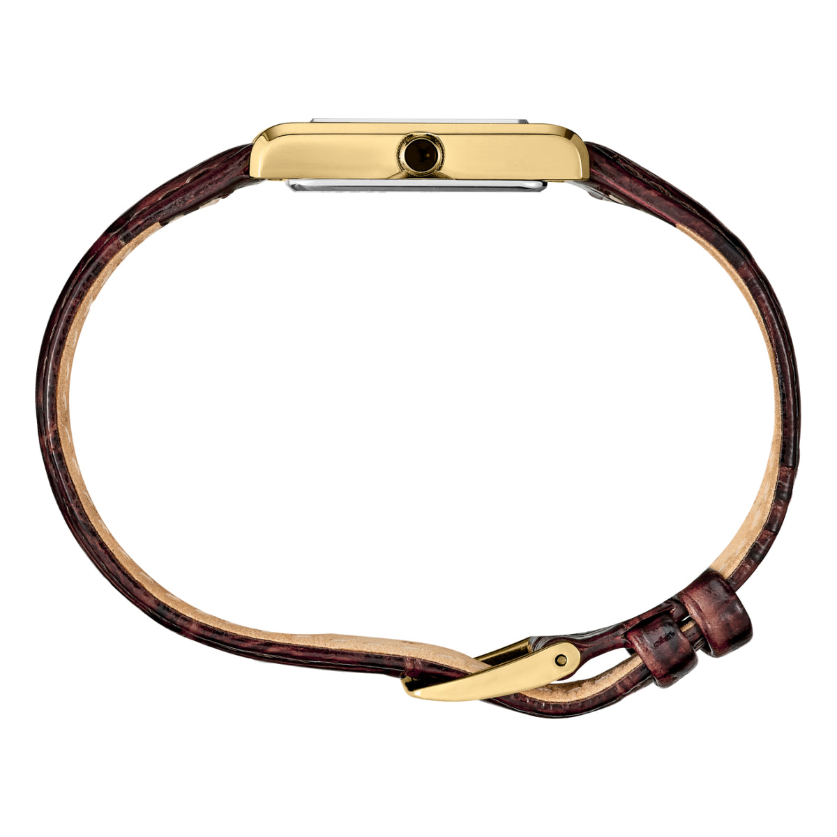 Seiko Essentials Men's 18.9mm Brown Strap Watch - Champagne Dial