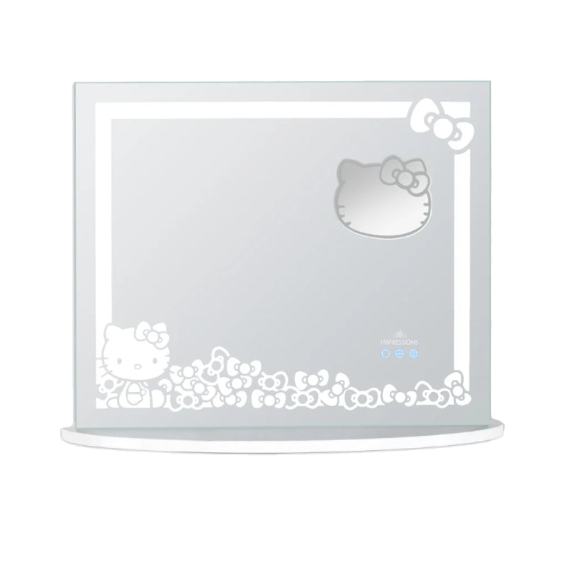Impressions Vanity Hello Kitty RGB Plus "Bows" Vanity Mirror - White