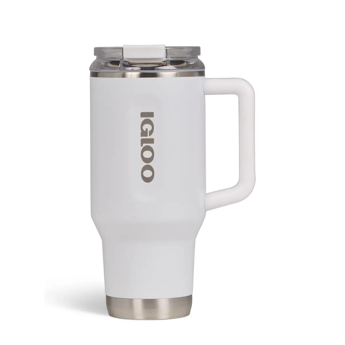 Igloo 71221 Flip 'n' Sip 32 oz Travel Mug - White