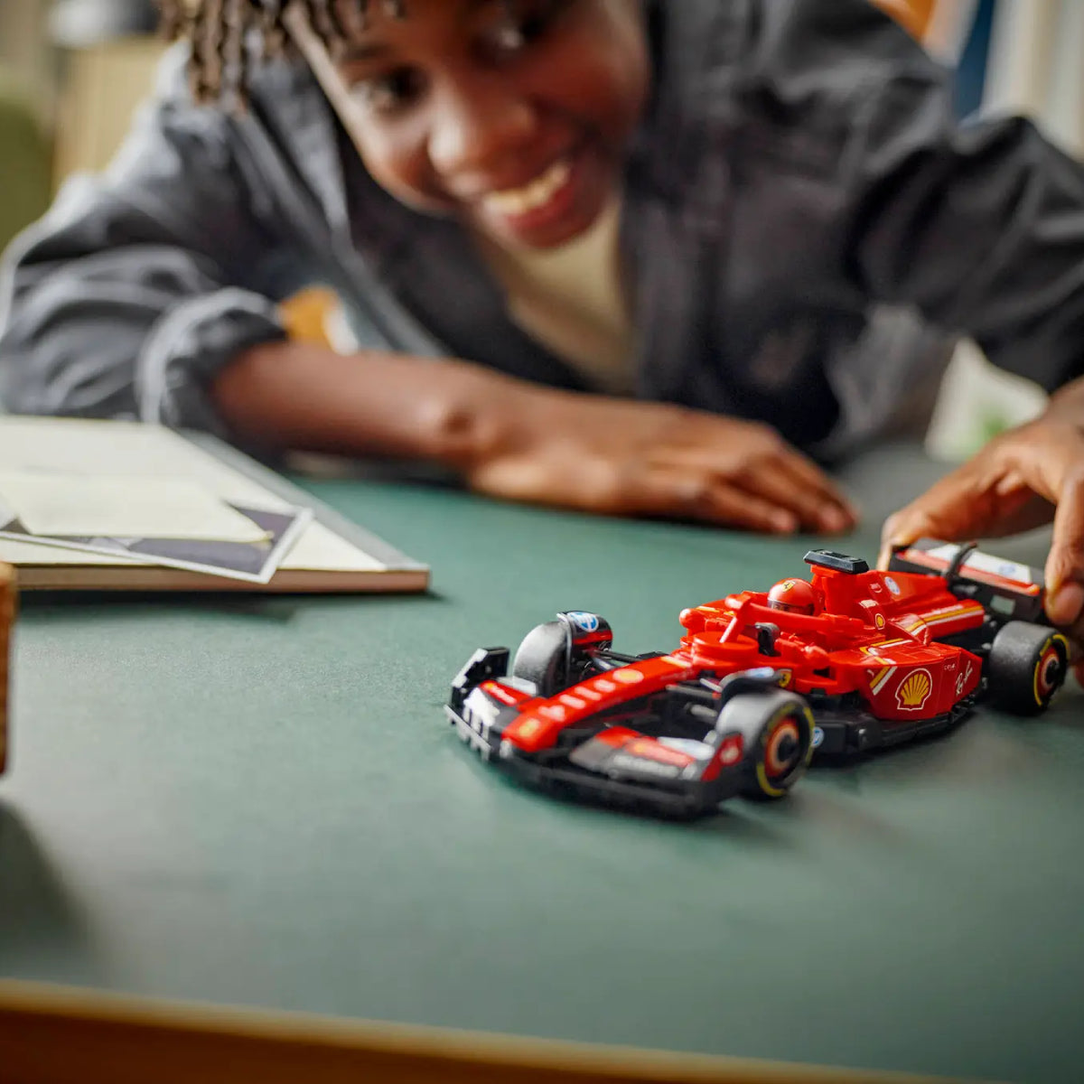 LEGO Speed Champions Ferrari SF-24 F1 Race Car Building Toy Set (275-Pieces)