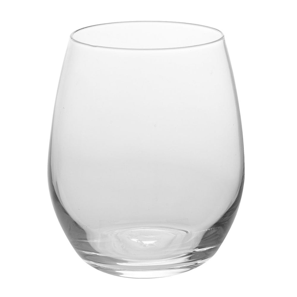 Koopman 13 oz Glass Tumbler Set of 4 - Clear