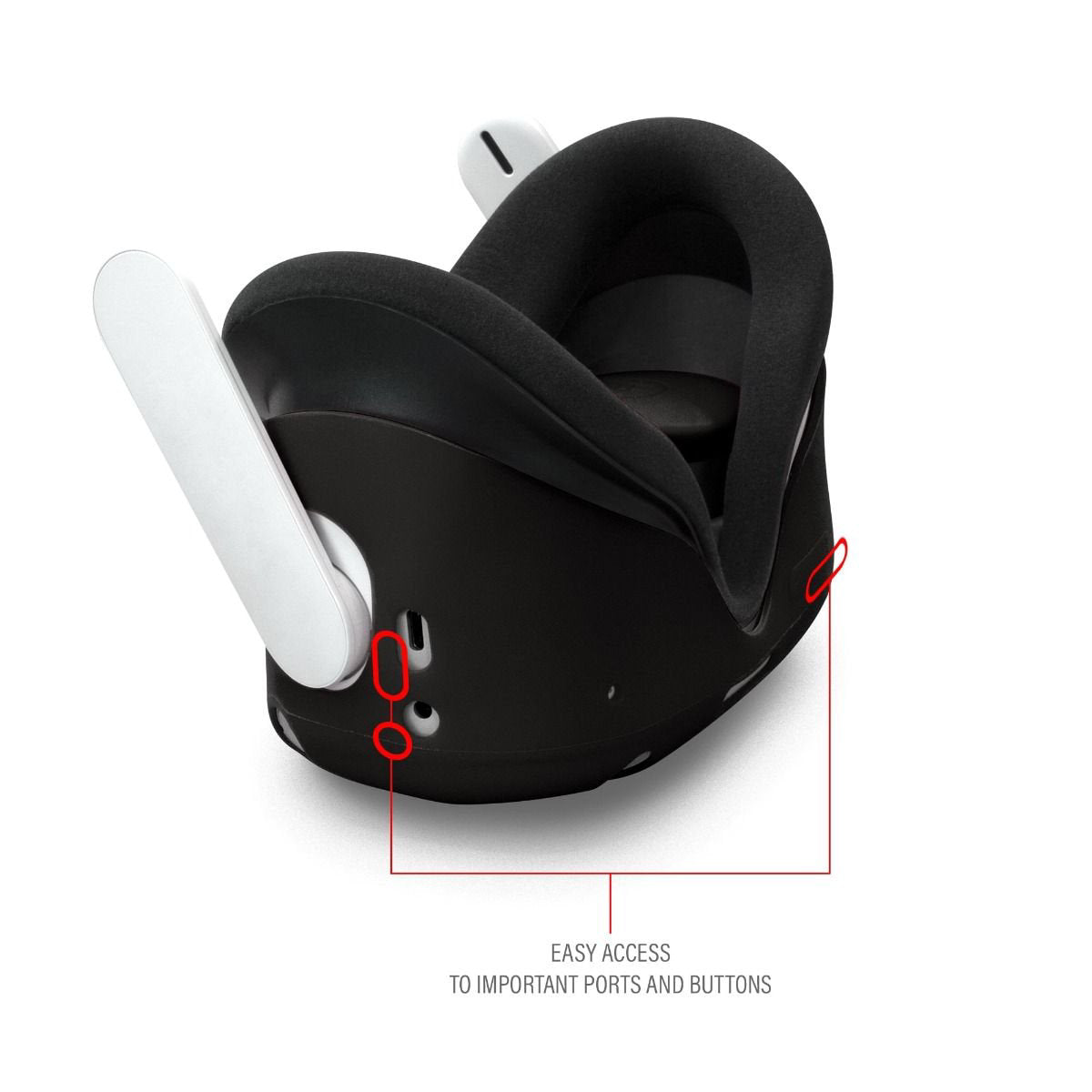 Hyperkin GelShell Headset Silicone Skin and Lens Cover Set for Oculus Quest 2 - Black