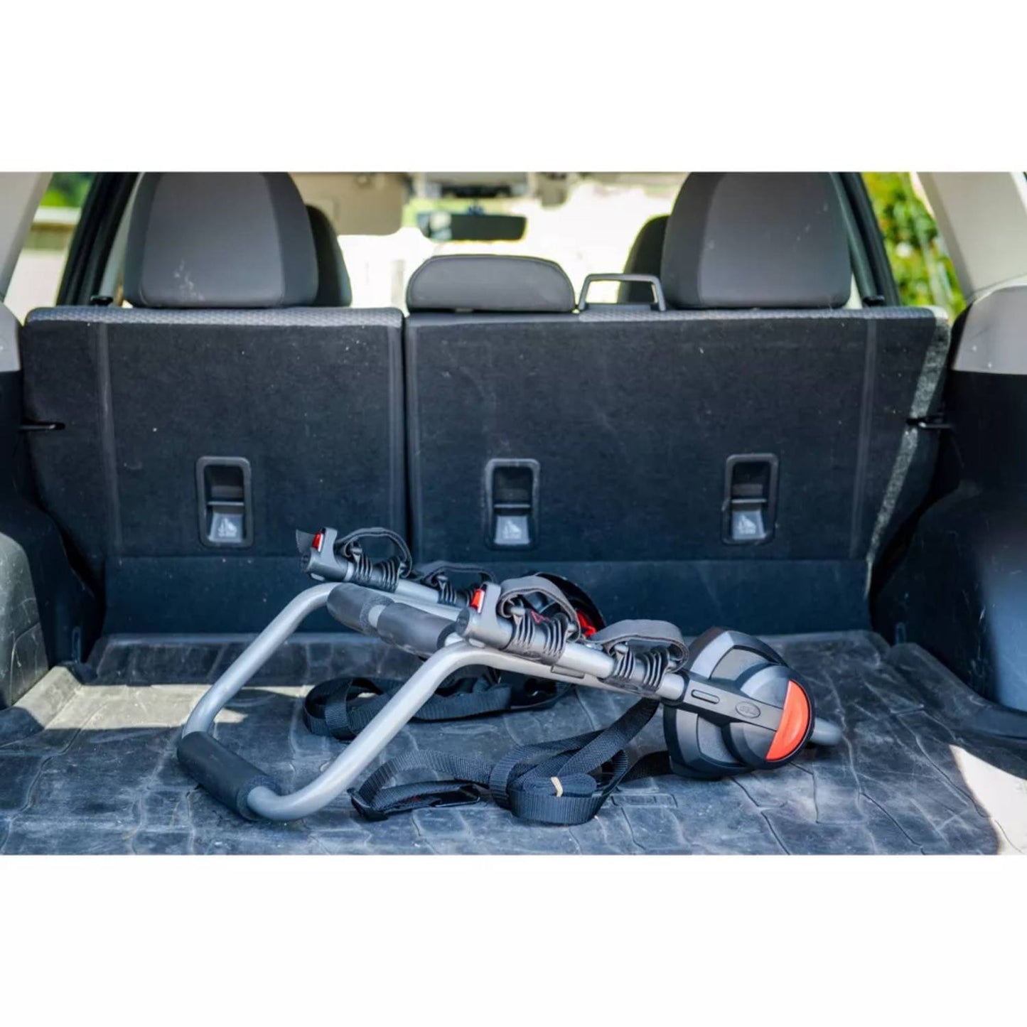 Portabicicletas para baúl de dos bicicletas Bell Cantilever 200, color negro